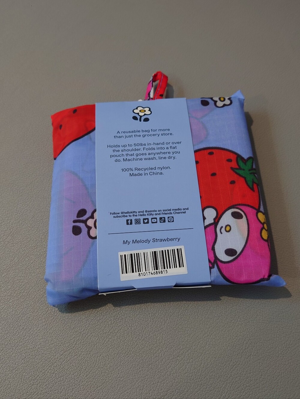 Brand New, rare BAGGU My Melody regular size Reusable Tote Bag - Picture 2 of 2